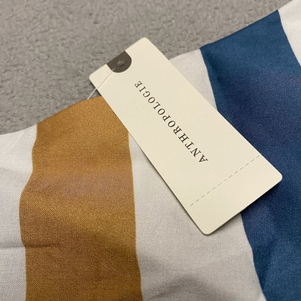 Anthropologie Splice Dress Large Striped Asymmetrical Mini Striped NEW - Picture 3 of 9